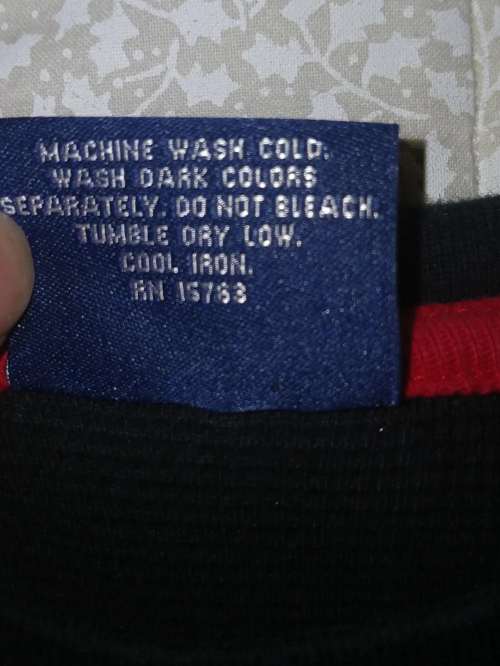 Polo by Ralph Lauren Black Long Sleeve Thermal Mens Sz Large Red Pony